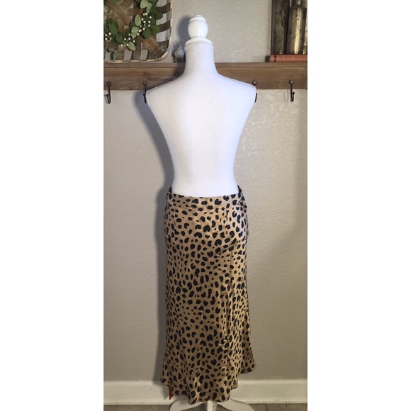 Realisation noami leopard print Midi Skirt 90s - Picture 2 of 5